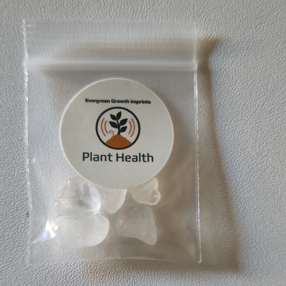 New Plant Health Frequency Imprinted Crystals